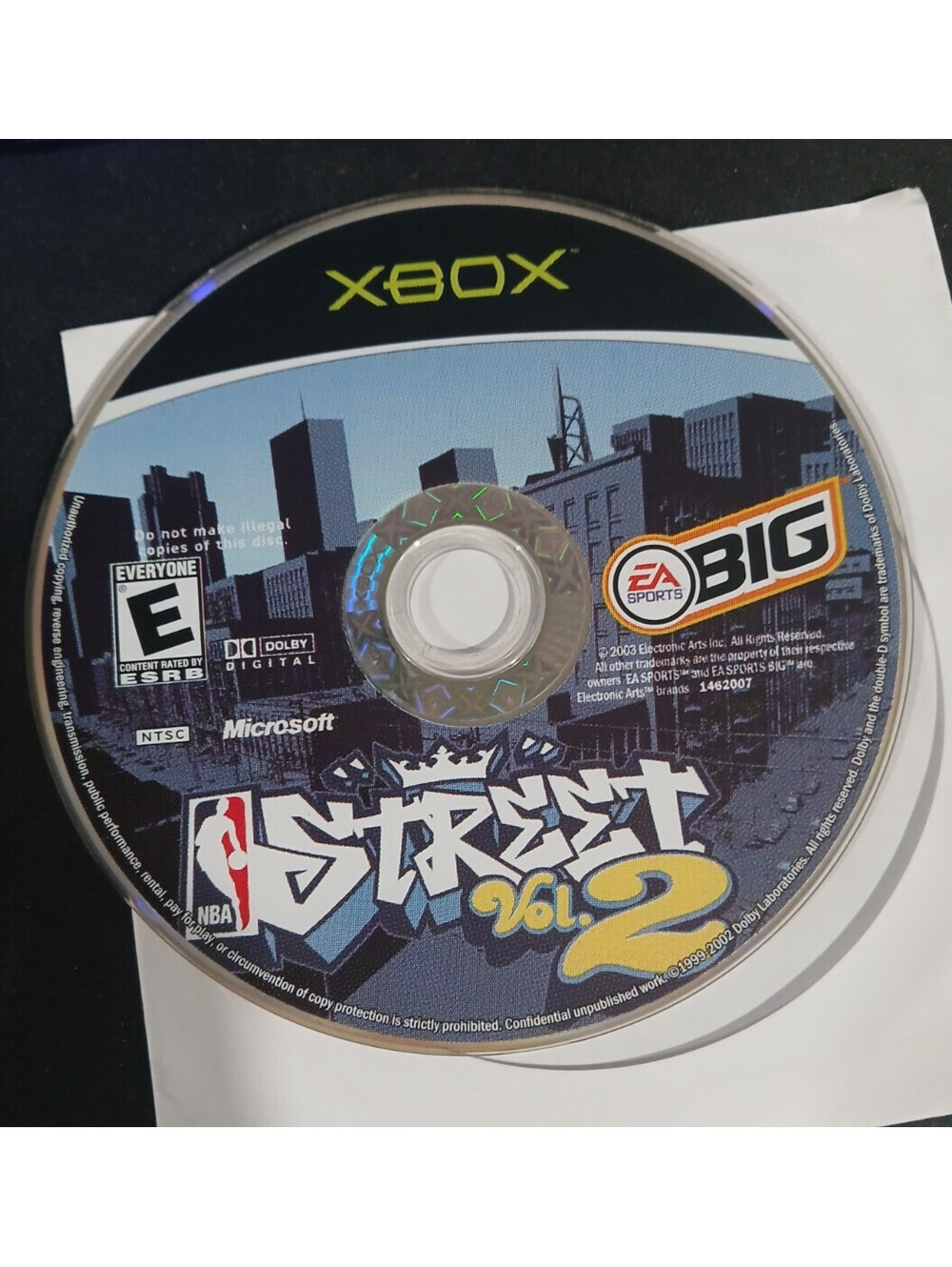 NBA Street Vol. 2 (Microsoft Xbox, 2003) Game Only (READ CONDITION)